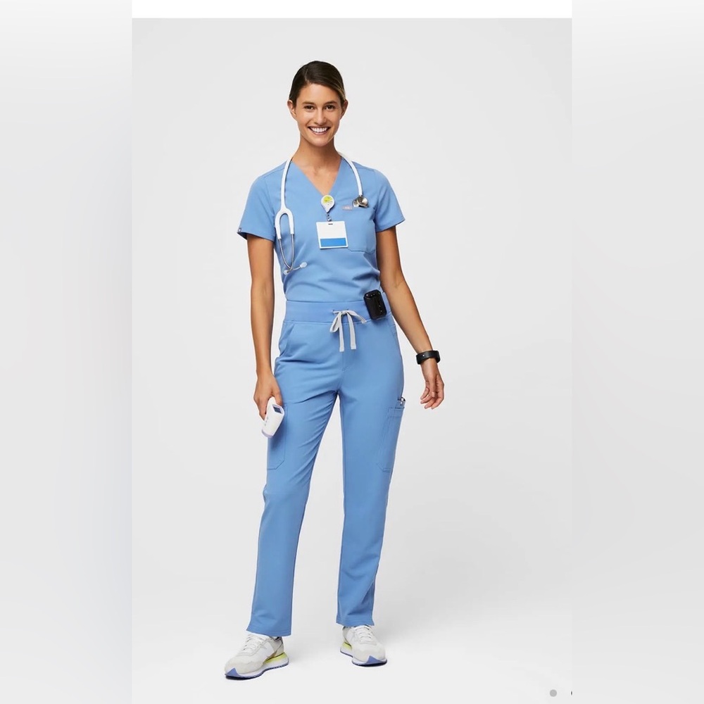 Figs High Waisted Yola Skinny Scrub Pant XXS